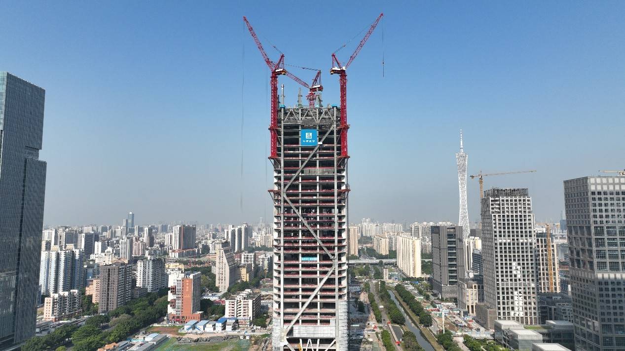 总投资约50亿,广州琶洲在建最高摩天楼已突破200米