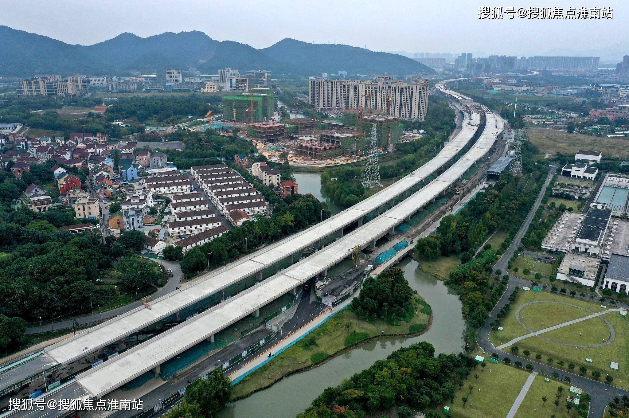 往南延伸至规划的杭州中环,成为贯通萧山南部板块的一条南北向主干道