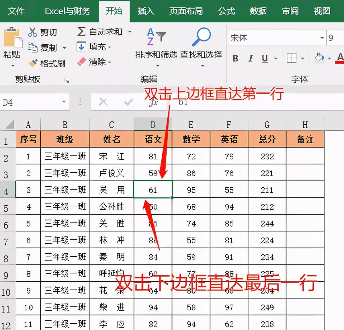 学会这10个鼠标双击技巧,分分钟提高你的工作效率,收藏备用_excel