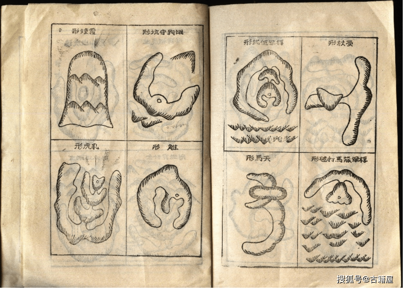 风水古籍 杨公呼龙点穴秘诀 静止 印本 杨救贫