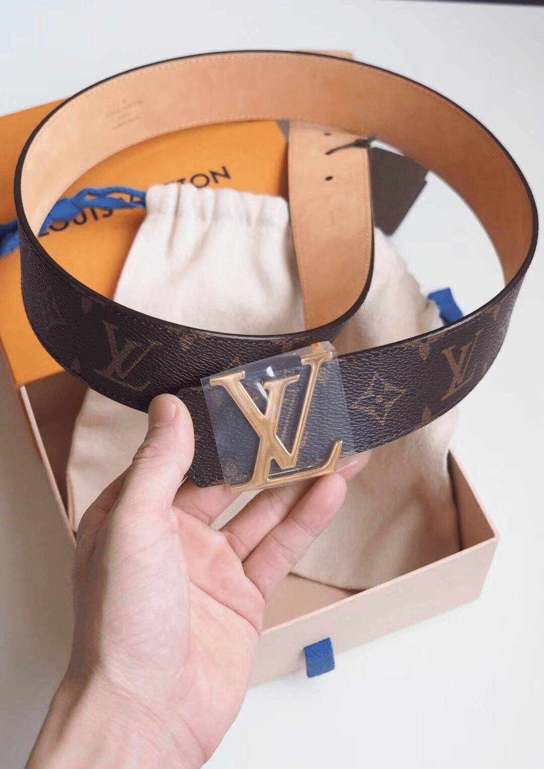 Louis Vuitton（路易·威登）老花色腰带【正品 价格 图片】寺库