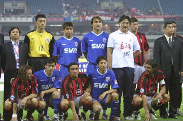 原创             AC米兰队史今天：2004年6月2日0比2中超上海申花，中国行成雷东多红黑生涯绝唱