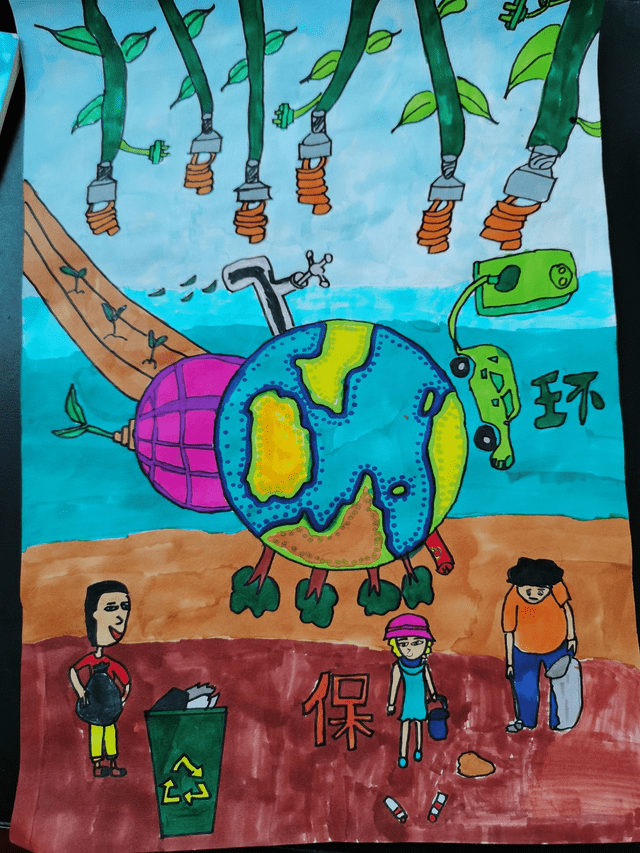 动手动脑创意环保环保作品大赛获奖作品云展示