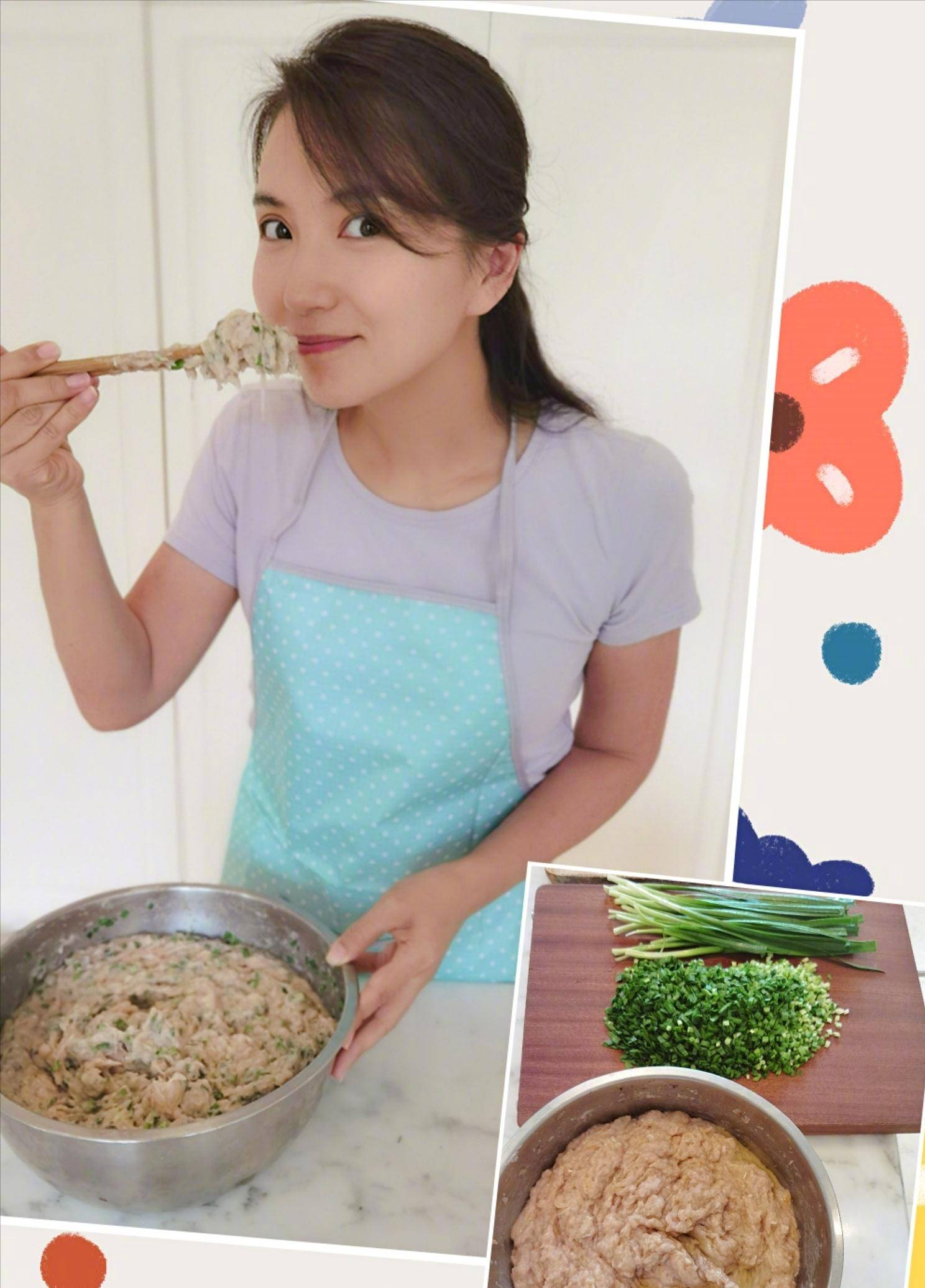 原创41岁陈好身材如少女带娃晒美食接地气网友不愧是万人迷