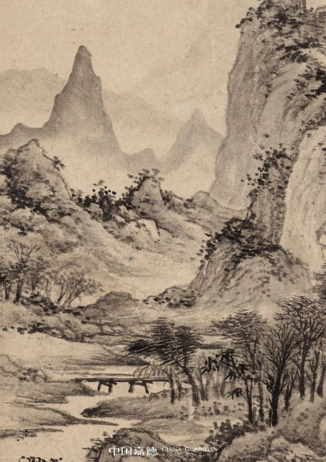 鉴(参见《中国书画家印鉴款识·王鉴》2印,129页)题识:仿许道宁