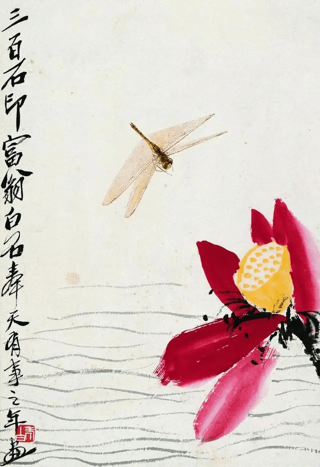 齐白石画虫有几种风格中国齐白石书画院院长齐良芷弟子汤发周说有3种