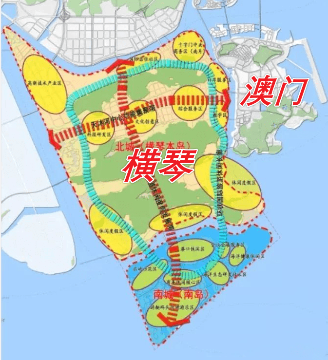 珠海市横琴岛最新地图图片