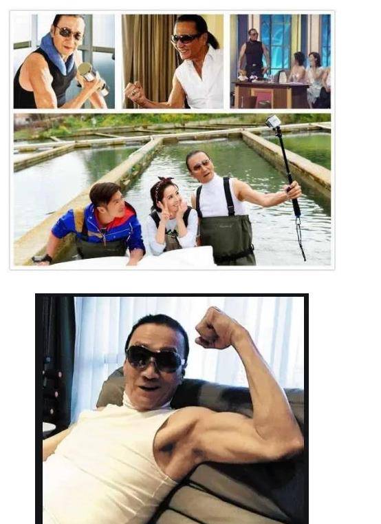 众所周知,谢贤有健身的习惯,闲暇时光除了会爬爬山之外,在家更是会举