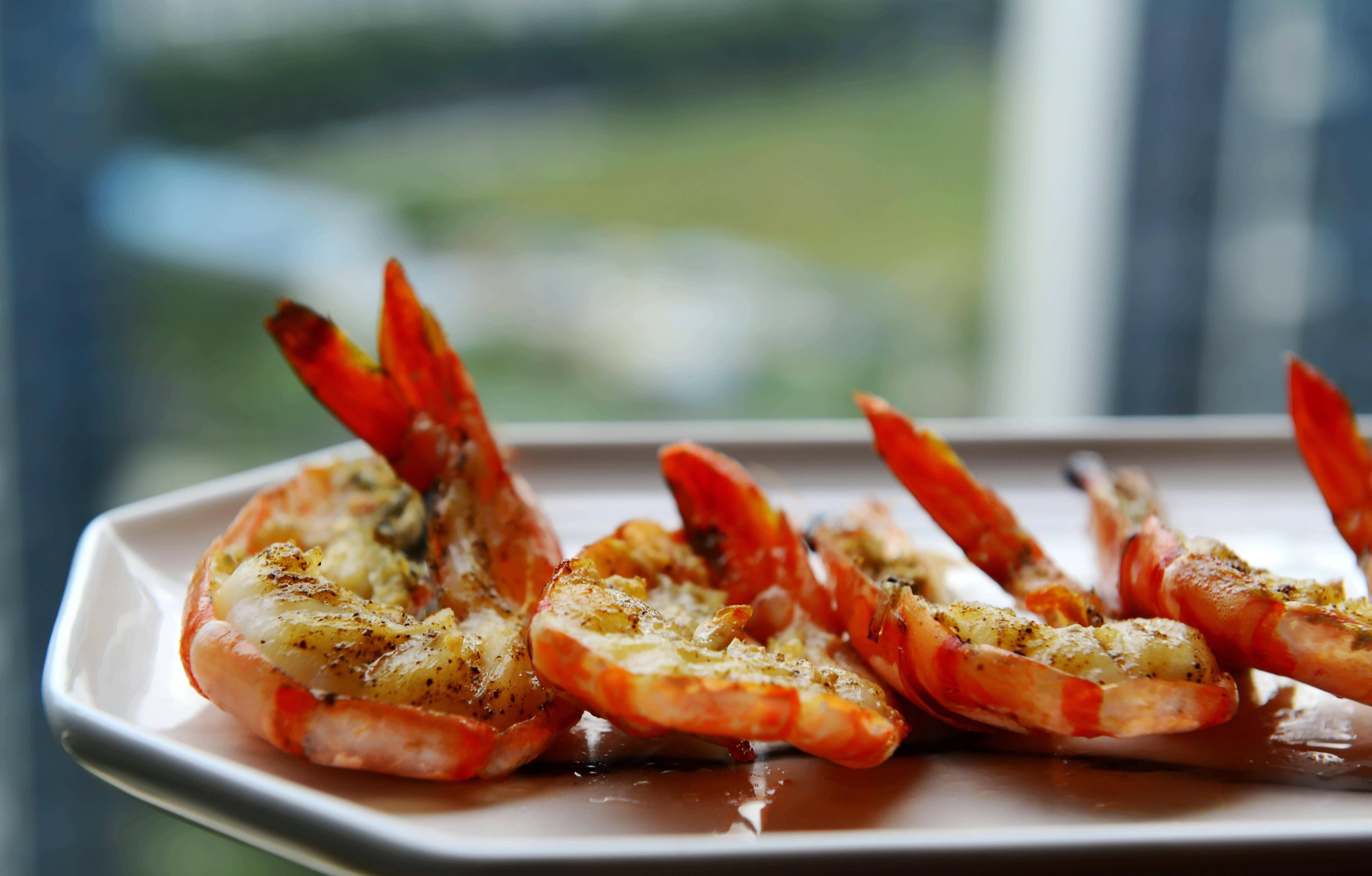 原创干煎大虾虾肉紧致香甜最新鲜的食材往往只需要最简单的做法