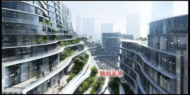 油,海信南方,还有正在建的联想海外,腾创未来(腾讯子公司)占地面积2