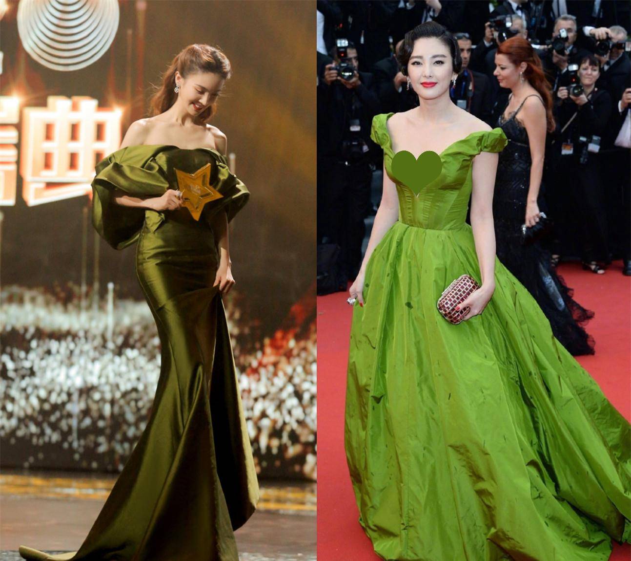 可没想到,红毯造型点赞数最高的人却是金靖