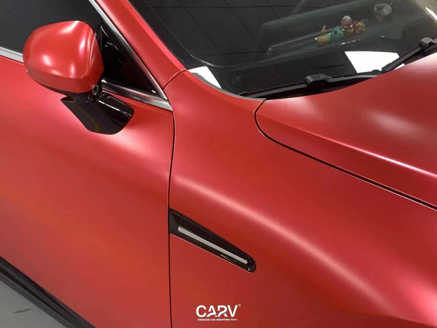 小鹏p7卡孚改色膜电光金属红_搜狐汽车_搜狐网