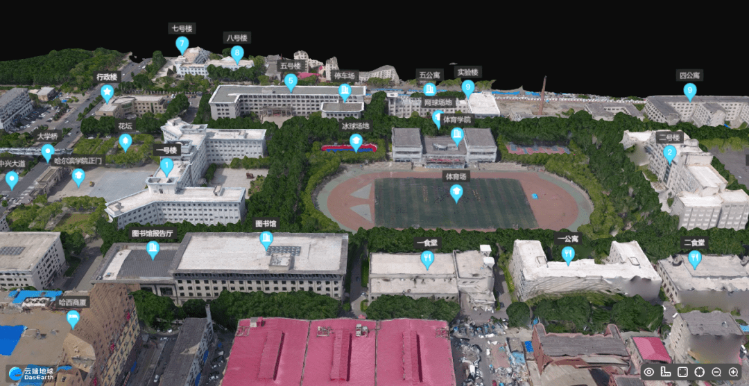 泰山学院 平面图图片