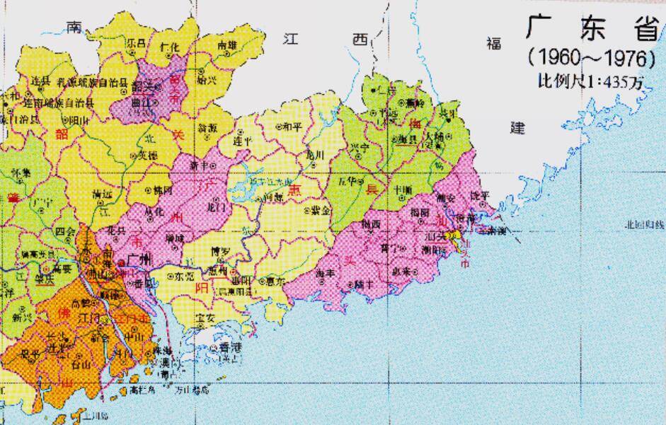 廣東省的區劃變動21個地級市之一汕頭市為何有7個區縣