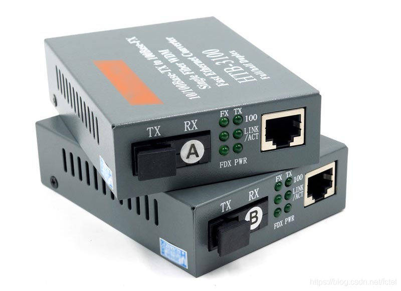 光纤收发器发射端接哪里