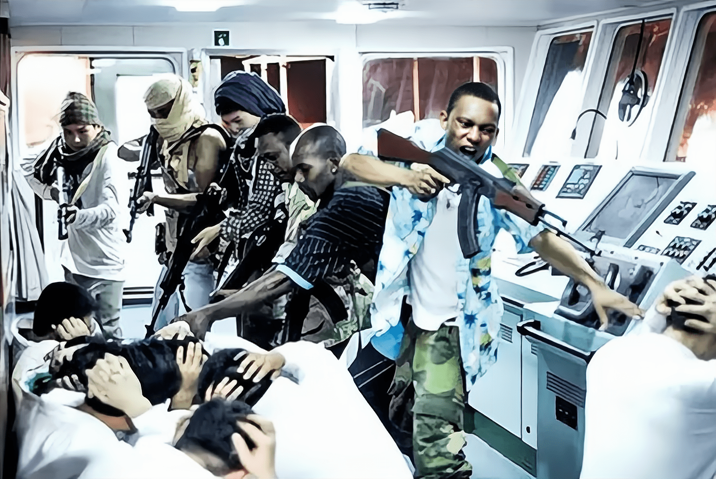 原创21年前索马里海盗打劫中国渔船被18名渔民生擒高喊我投降