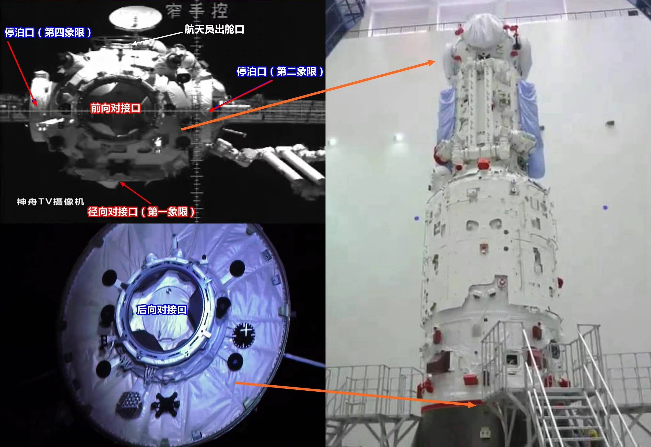 天宫空间站实验舱睡眠区亮相:航天员竖着睡,下半年就要用_神舟_飞船_对接口