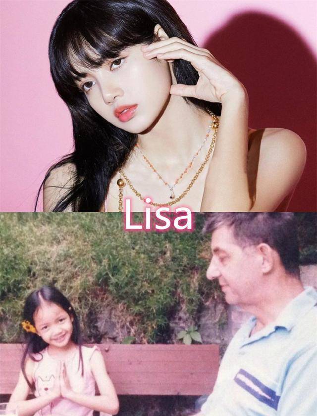 然后这个图里看到的就是lisa,还有爸爸,只不过并不是她的亲生父亲