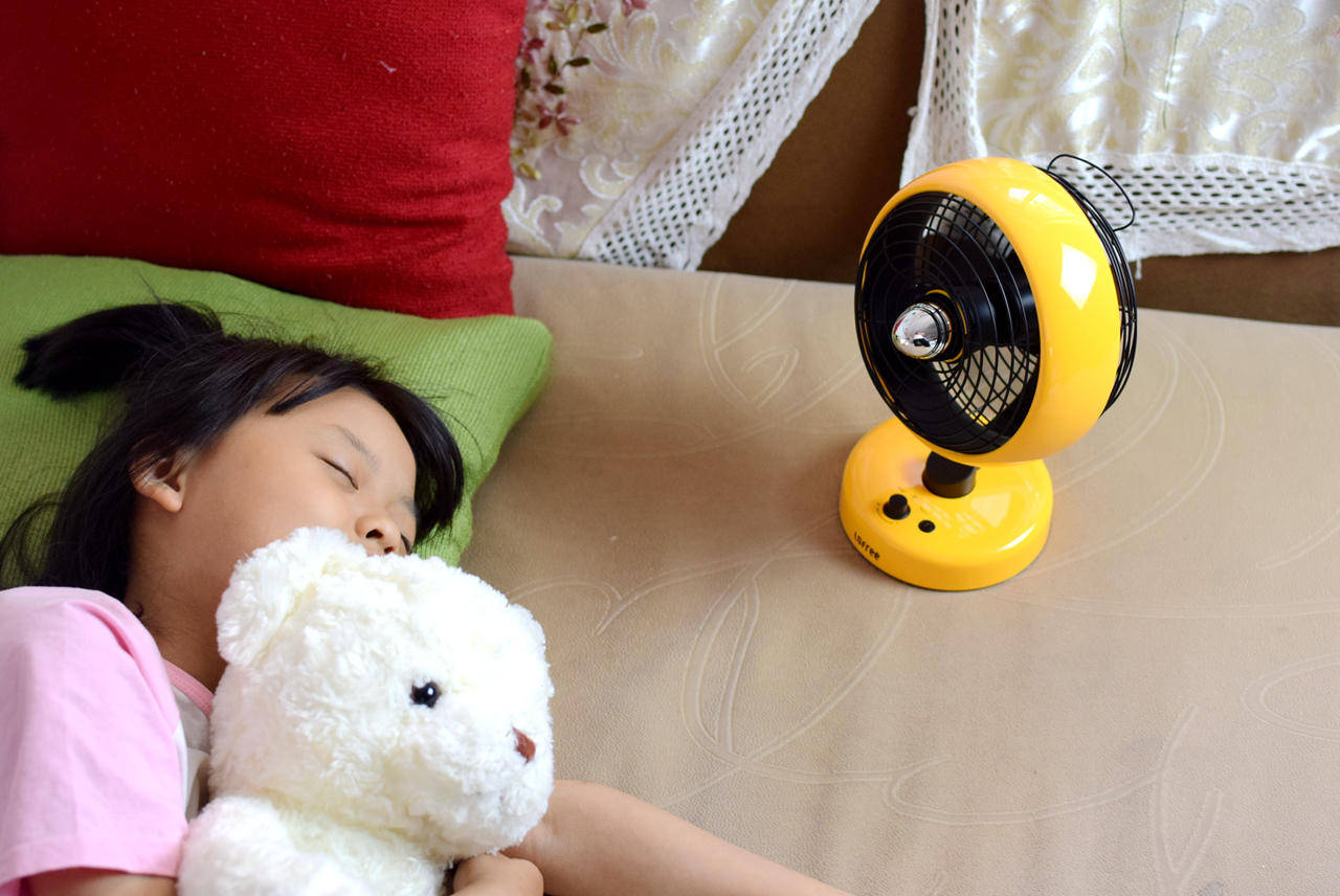 因为孩子小吹空调不好,其他风扇声音又太大,这款风扇的静音设计起到