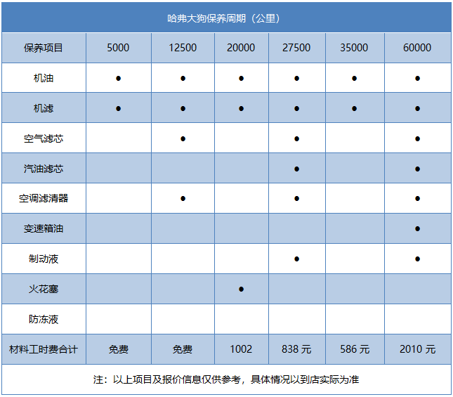 月均花费2019元,2022款哈弗大狗放用车成本解读