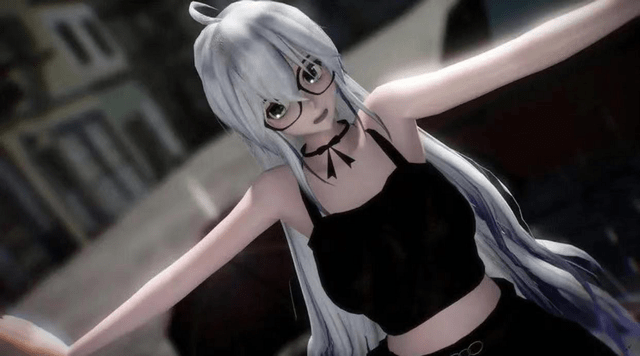 弱音白:虚拟歌手,初音未来的的亚种之一.