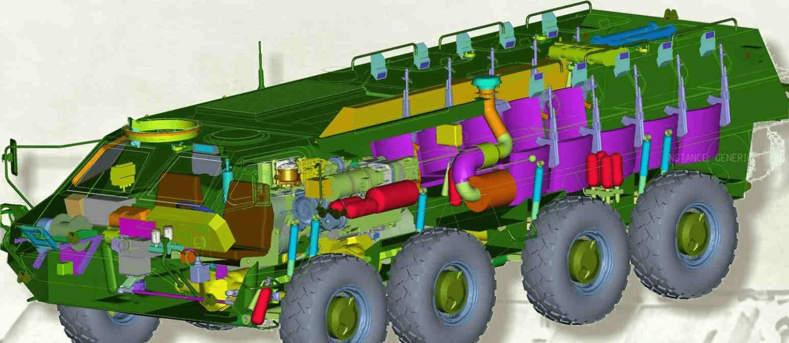 烏克蘭裝備志——烏克蘭之光btr-4輪式裝甲步兵車_車體_反坦克導彈