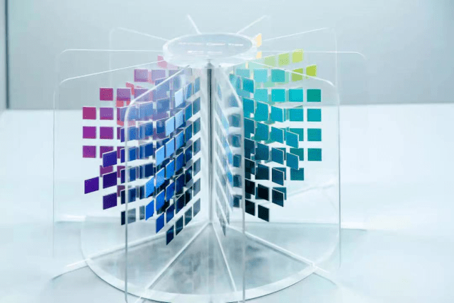 大色架▲取色器▲light reflectance value 光反射值▲孟塞尔色彩立体