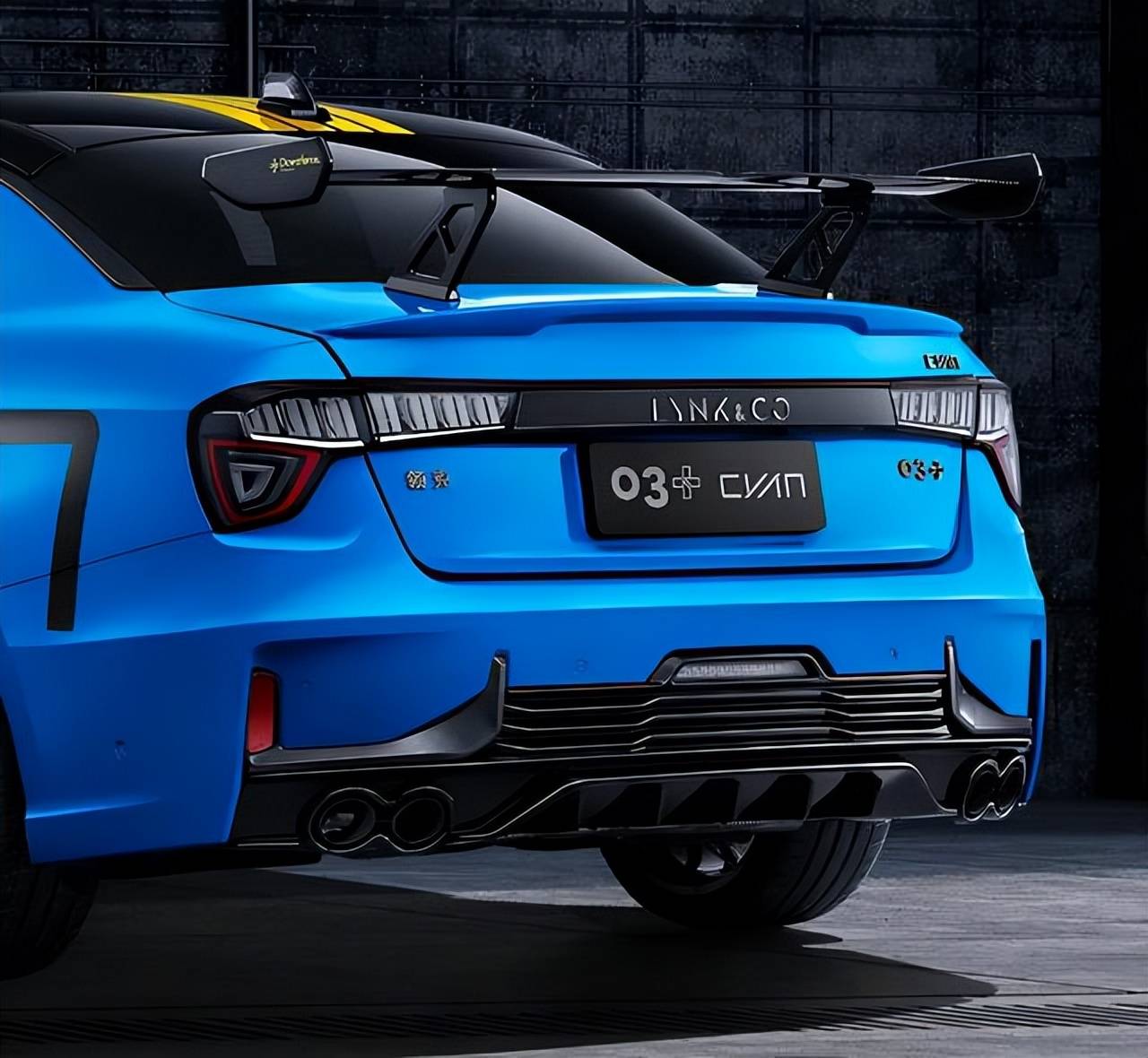 合法上的改装车领克领克03cyan