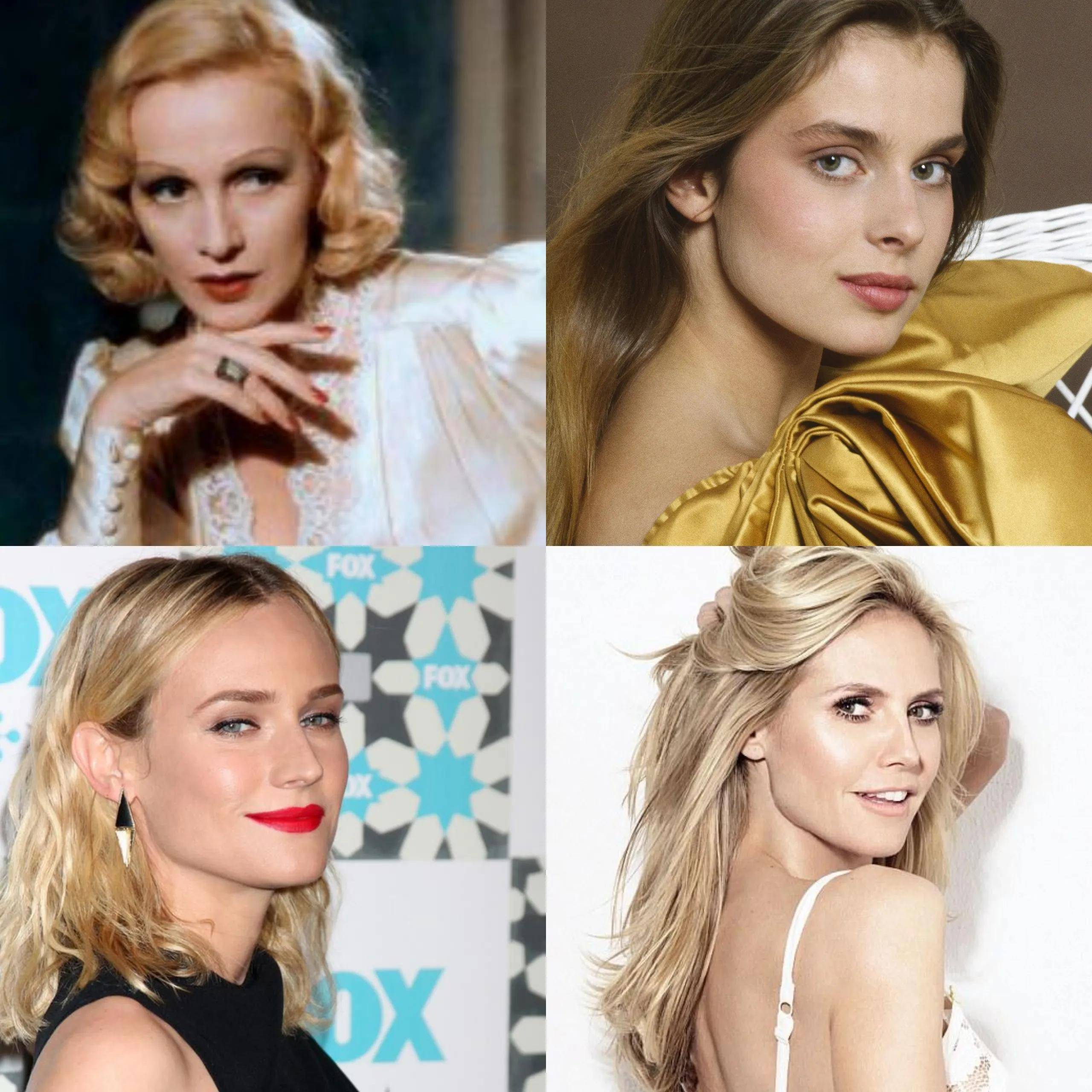 黛德丽,金斯基,克鲁格和海蒂61克鲁姆不容易啊,光整理图片就用了差