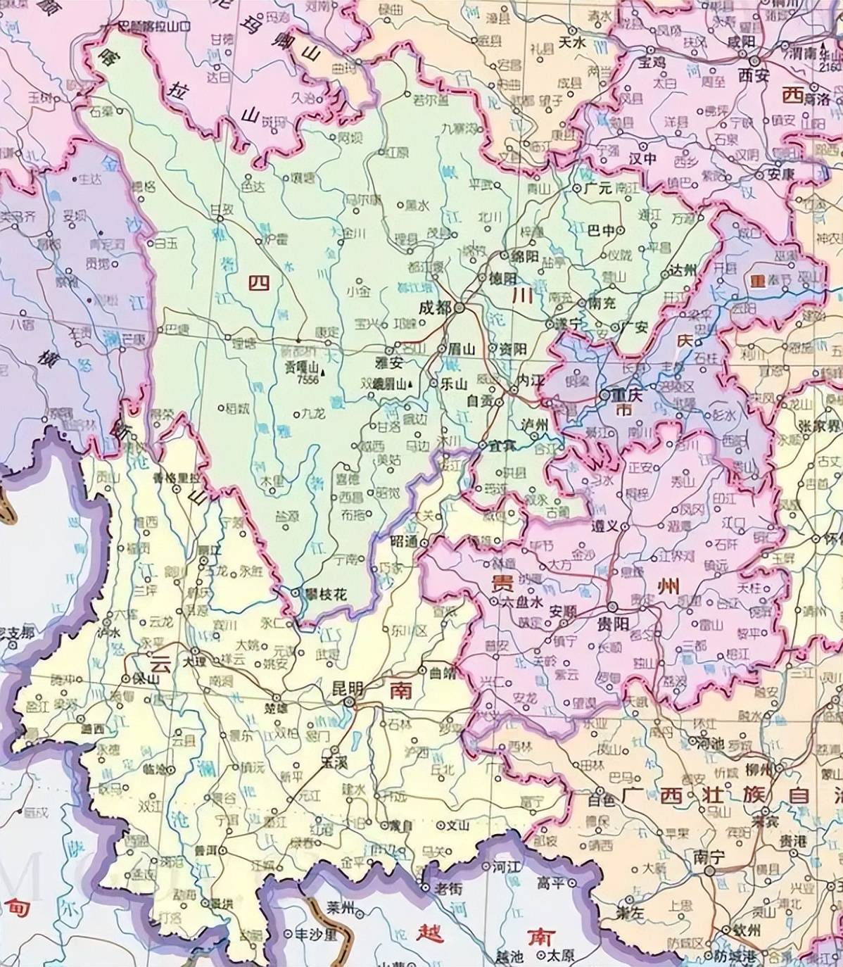 广西贵州两省地图图片