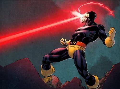 天生双眼就能发射红色冲击波的镭射眼,超能力虽然单调,但却异常强大.