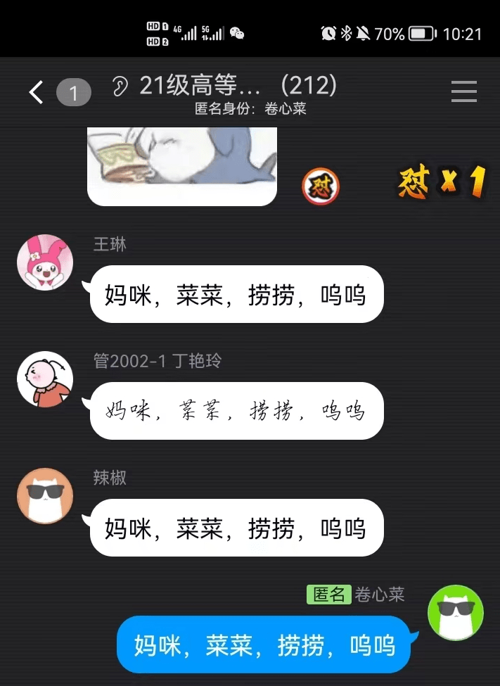 菜菜捞捞呜呜图片