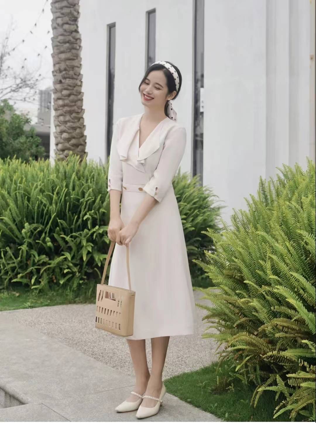 梨形身材穿什么连衣裙好看