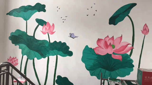 乡村振兴美丽墙绘把大自然的味道带回家