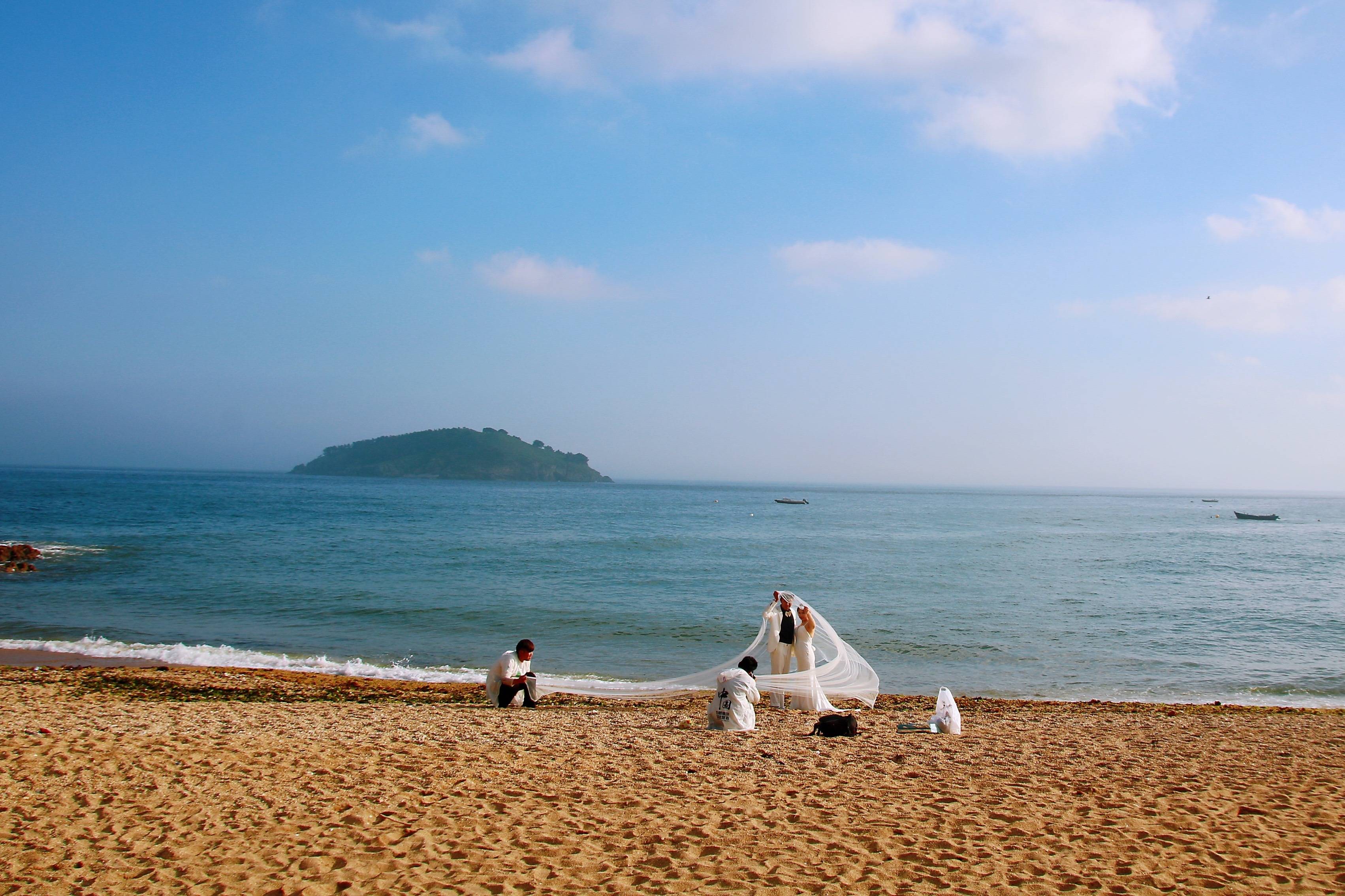 付家庄海水浴场图片