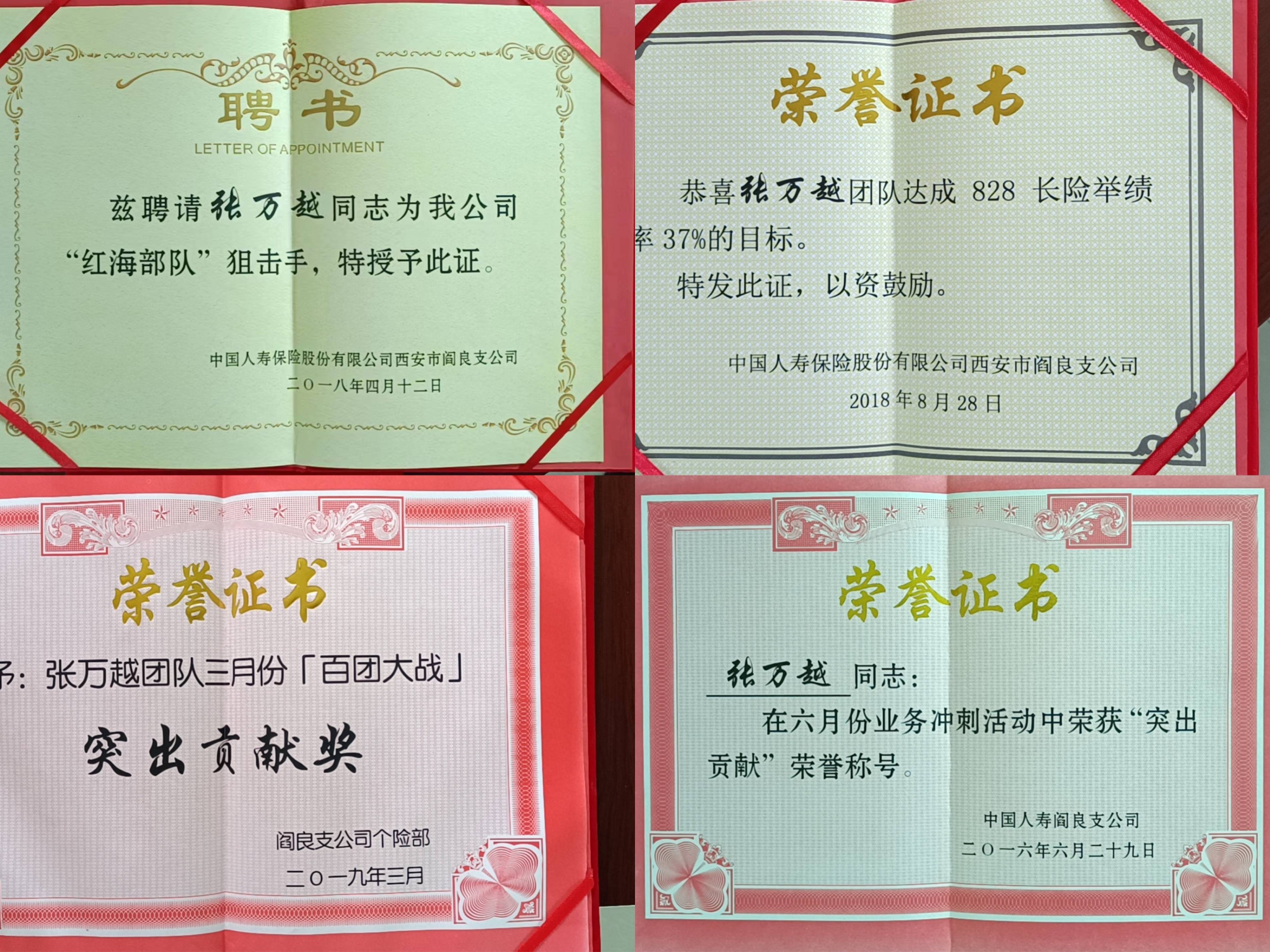 中国人寿部经理张万越——用拼搏赢无悔人生!_保险_阎良_陕西省