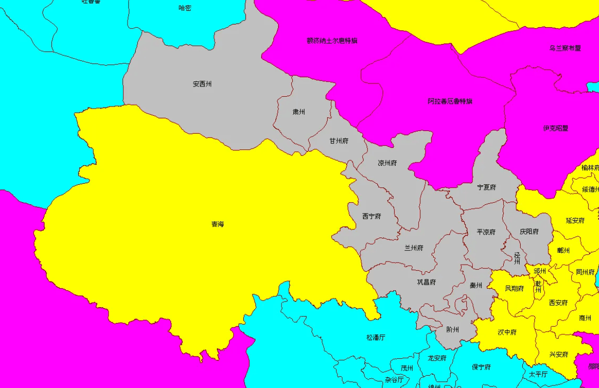 原创青海与甘肃的辖区调整甘肃省的7个县为何划归了青海省
