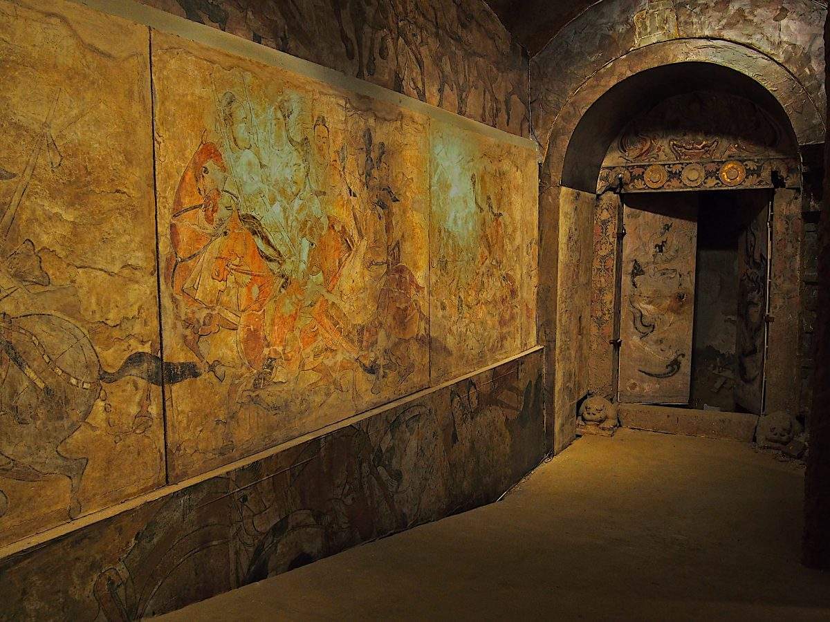 原创北齐大墓被盗掘为何还能留下220平的国宝幸亏盗墓贼不识货