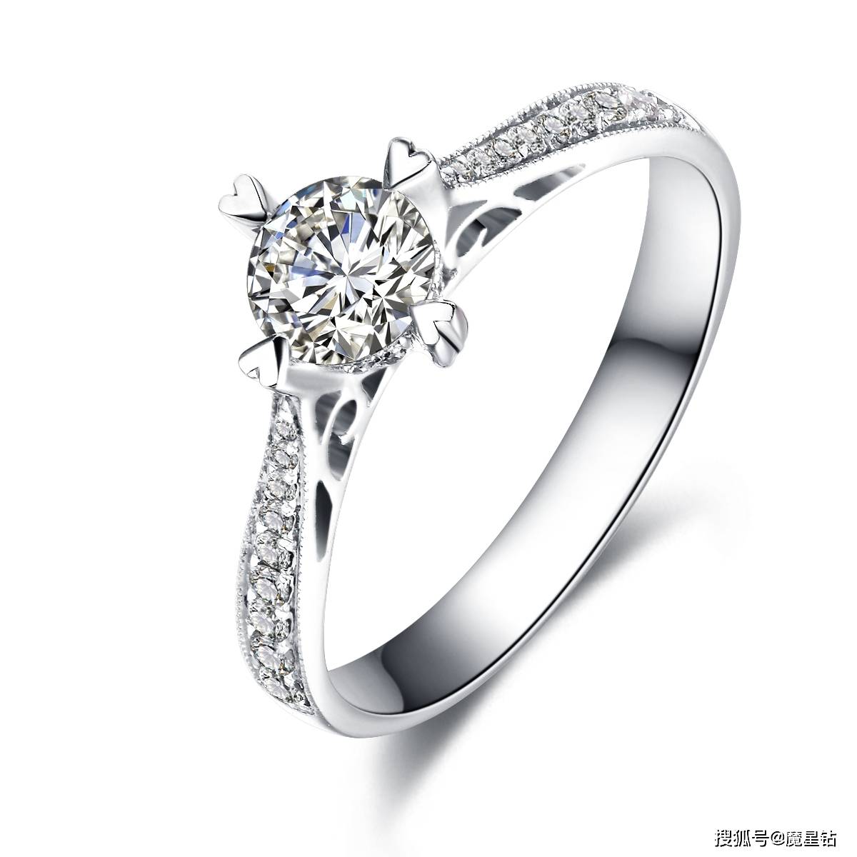 莫桑石钻戒一克拉多少钱