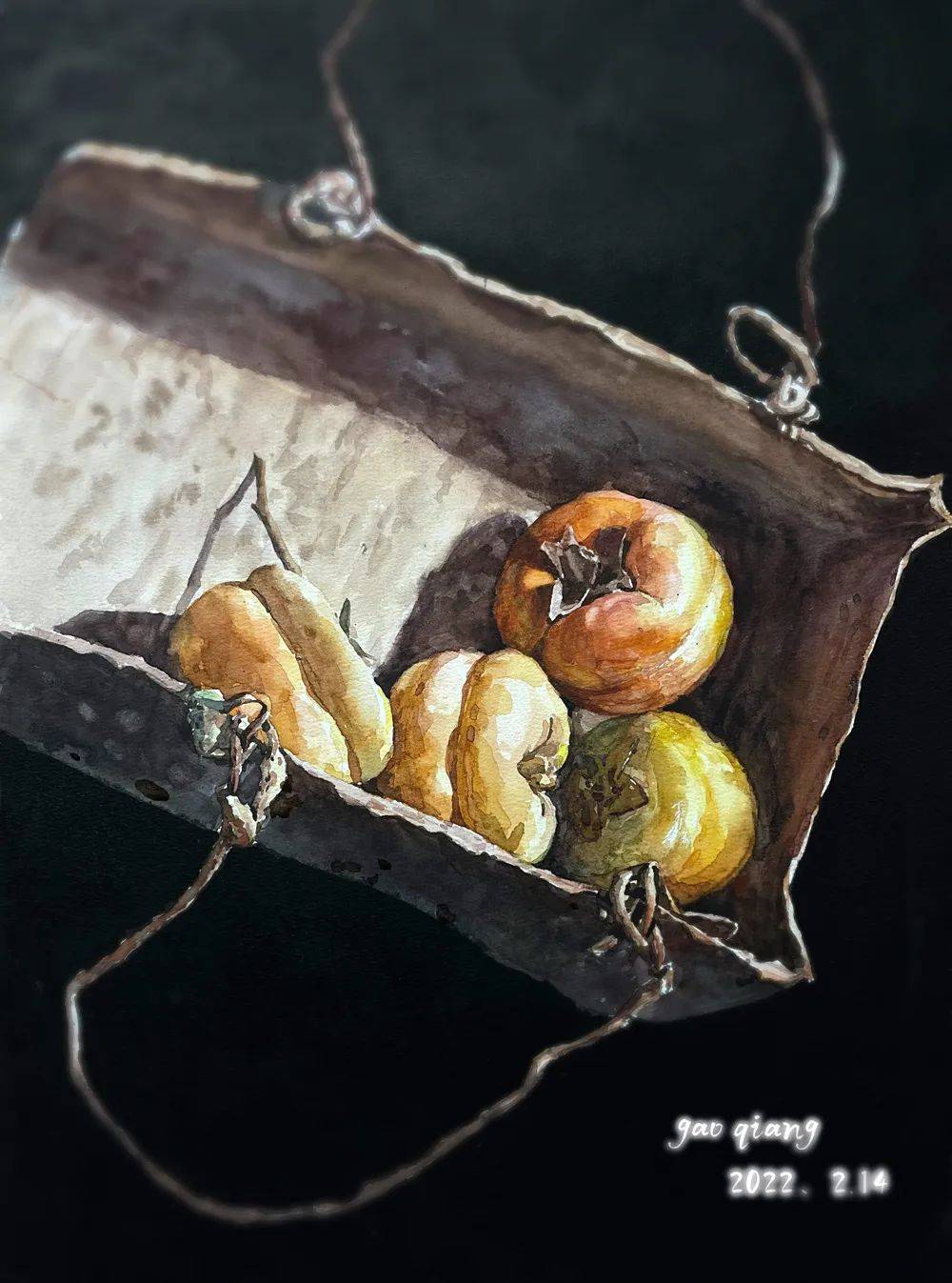 至真至美–高强水彩画线上云个展_作品_速写_中国