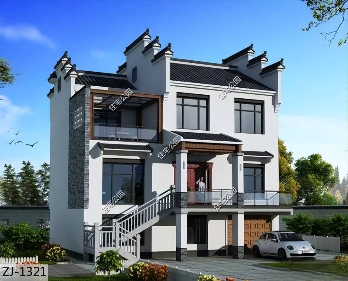 晒家不是说中式建筑很贵吗安徽许先生这栋三层徽派只花了40万