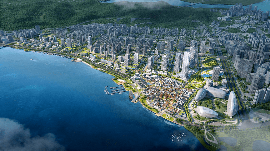 揭晓泉州东海中央活力区设计竞赛6个方案及专家点评_晋东_城市_空间