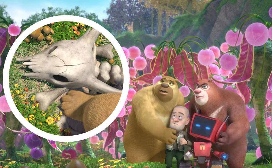 熊大熊二还有光头强有一次为了寻找李老板所需要的植