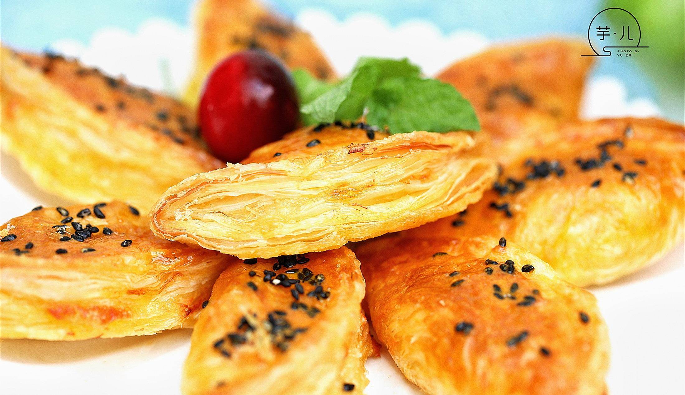 原创榴莲酥的懒人做法简单快速千层起酥馅料十足大人孩子馋哭了