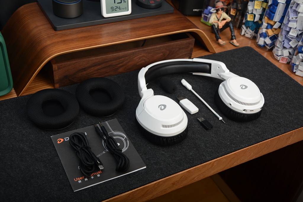 达尔优家族的颜值担当,A710 5.8G无线耳机开箱体验