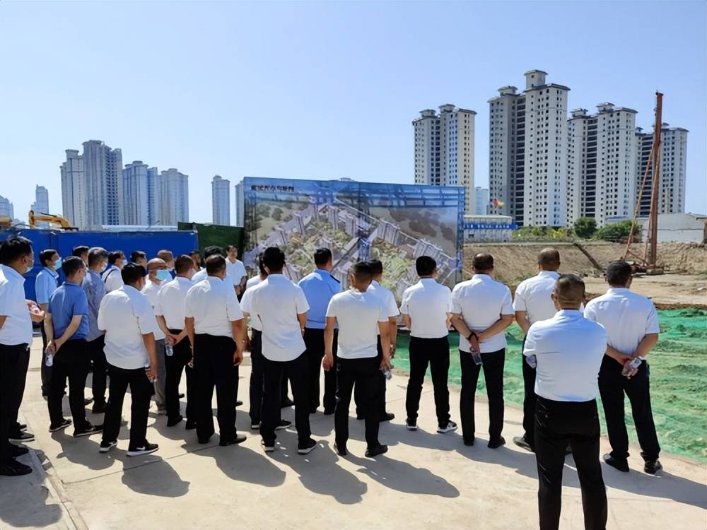 推進會上,與會人員先後到鳳翔高新區機械裝備產業園,雍城西市和三里河