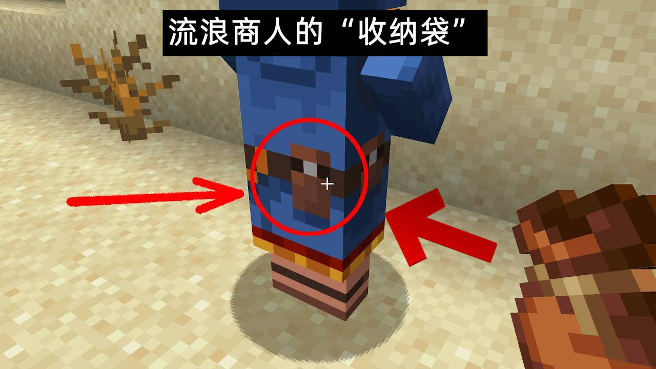 我的世界村民身上藏了多少秘密你知道么暗藏的箭袋收纳袋