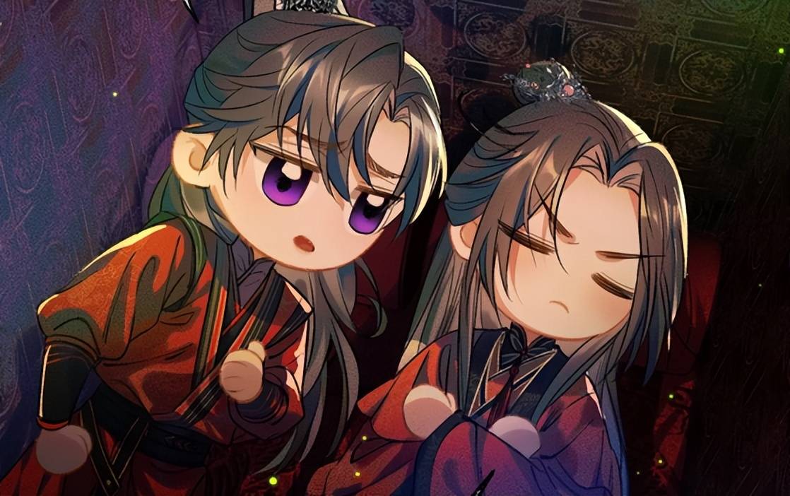 二哈漫画复刊连更三话新画风超唯美师尊害羞脸红捂耳朵