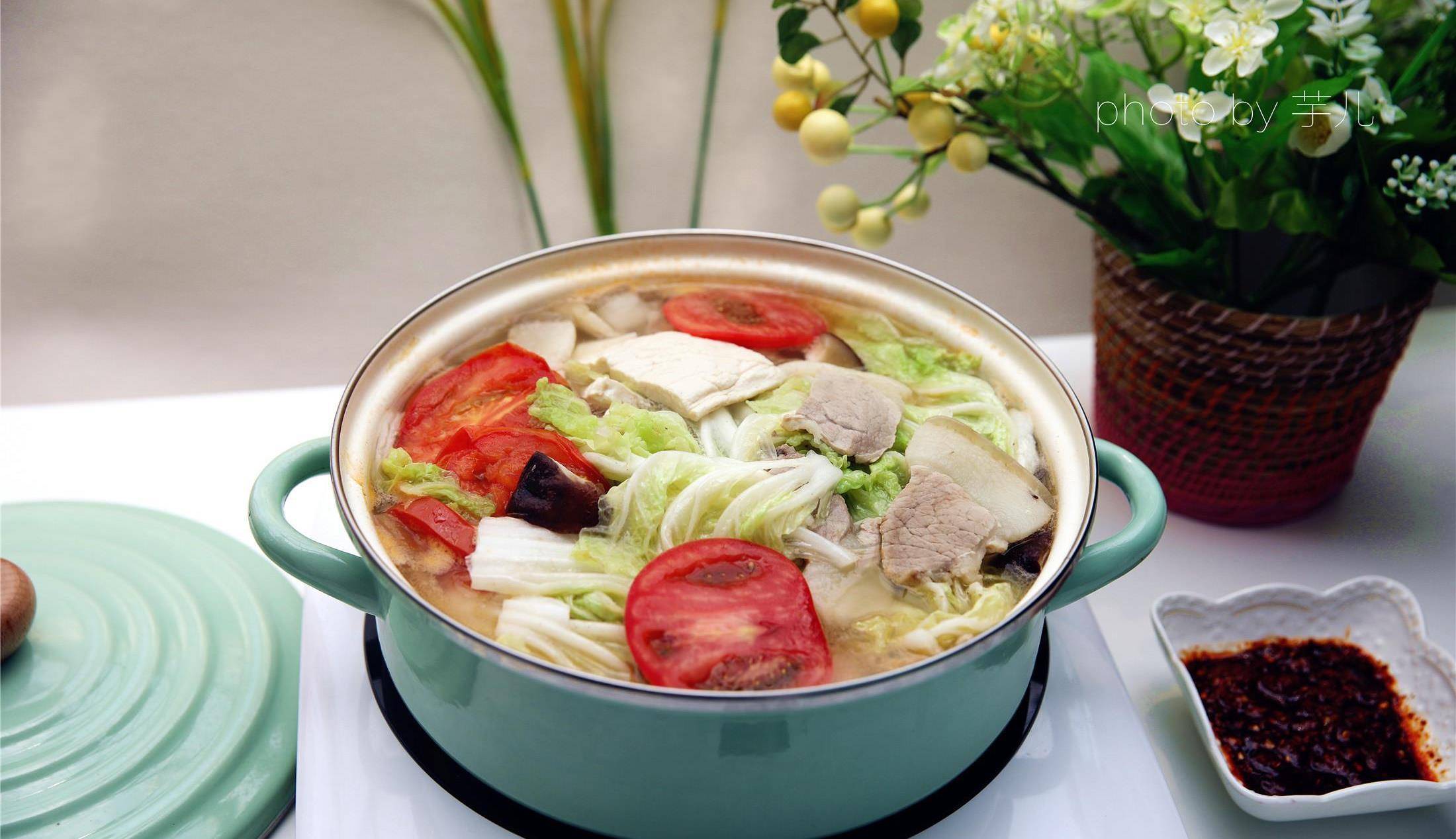 老公最爱我做的这锅汤,既是菜又是汤,清热解暑,一周三次吃不够_连锅汤