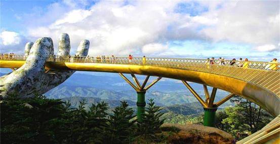 越南130亿佛手金桥,不连接道路,只为游客提供拍照吗_地方_旅客_的国家
